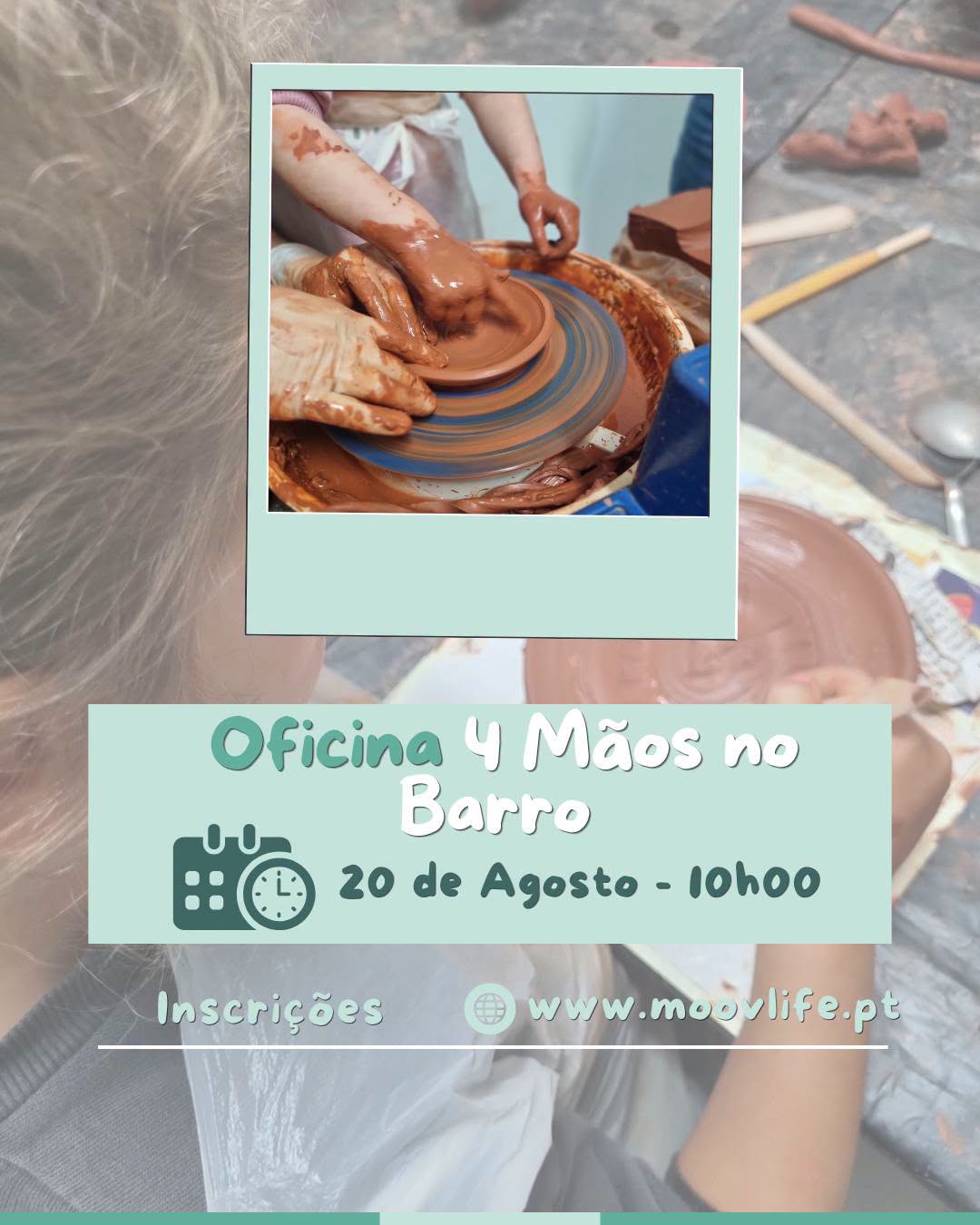 Oficina 4 Mãos no Barro — event image